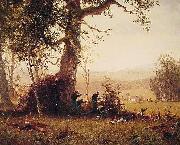 Albert Bierstadt Guerrilla_Warfare (Picket Duty In Virginia) china oil painting artist